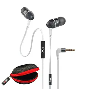 boAt BassHeads 225 Wired in Ear Earphone with Mic (Frosty White)