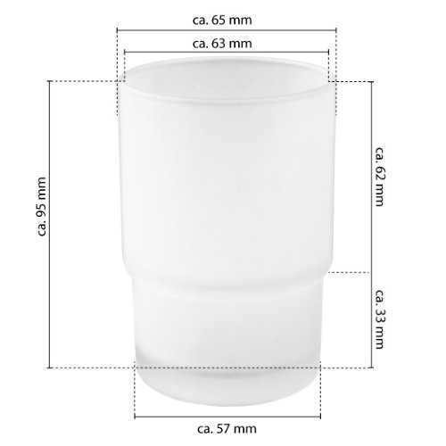 bremermann® Bad-Serie LUCENTE – Zahnputzbecher, verchromter Edelstahl - 3