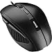 Produktbild Wortmann AG Wortmann Terra 3000 USB 1000dpi optische Maus für Rechtshänder – Schwarz (Druckknöpfe Tasten, Rad, optisch, 1000 DPI, USB-PC/Laptop)