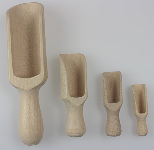 Schöpfkelle Aus Holz, 4 Stück - 6