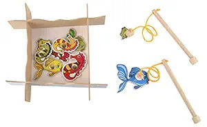 Skillofun Wooden Fishing Challenge, Multi Color