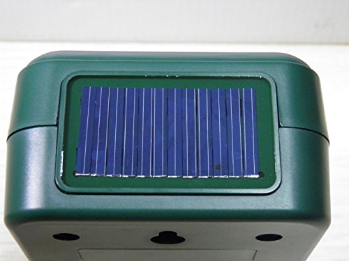 Signstek Ultraschall Abwehr mit Solarbetrieb und Blitz gegen Katzen, Hunde, Marder, Tierabwehr - 7