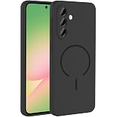 Kilifplus Samsung Galaxy A26 ile Uyumlu Kılıf Renkli M-Safe Kablosuz Şarj &Ouml;zellikli Silikon Kapak - Siyah