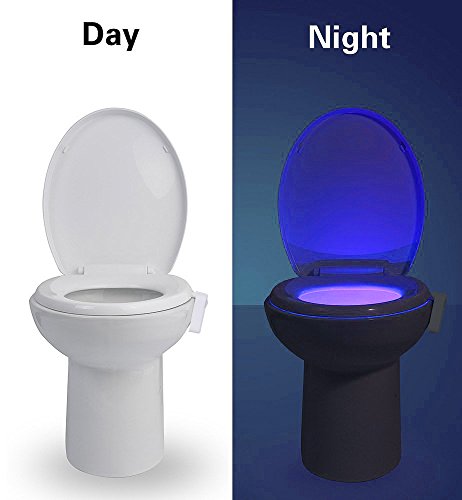 Smartes Toilettenlicht mit Bewegungssensor, mehrfarbige LEDs - 6