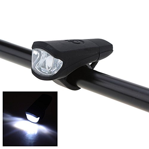 Fahrrad vorderes Licht – TOOGOO(R) Fahrrad Vorderes Licht Scheinwerfer Wasserdichte Montage USB 8.5 * 4 cm Schwarz - 3