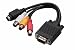 Produktbild Generic DYHP-A10-CODE-2161-CLASS-7-- Konverter Kabel VGA auf TV ter Kab S-Video 3 AV eo 3 Ausgang Adapter f TV S- --DYHP-DE10-160828-981