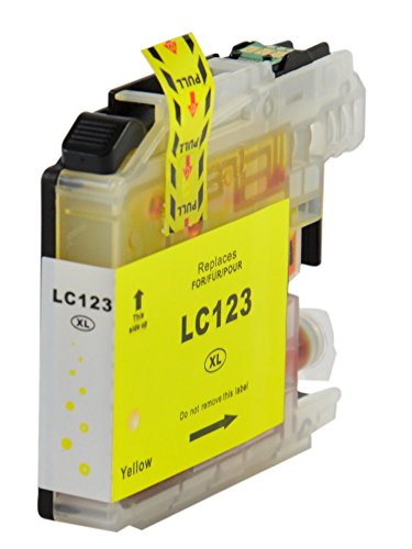 4 Druckerpatronen kompatibel für Brother LC-123 LC123 LC-127 LC-125 XL mit Chip - 6