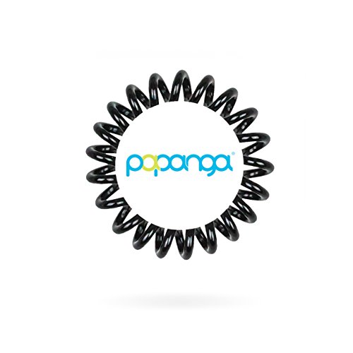 Original Papanga® Spiralhaargummis, Classic Edition, Größe: Small, Farbe: Black - 4