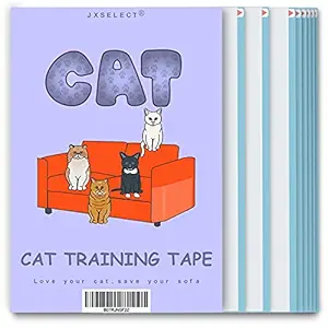 Jxselect Anti Scratch Cat Training Tape,8 Pieces XL Large (11.8