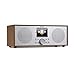 Price comparison product image auna Silver Star Stereo Internet DAB + / FM Radio • Internet Radio with WLAN • Kitchen Radio • Bluetooth • 2 x 8 Watts RMS • USB • App Control • AUX • Wake Up Function • incl. Remote Control • Oak