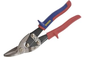 IRWIN 10504309N - Tijera corta chapa 101, corte recto y a la izquierda