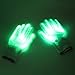 Produktbild Gaeruite 1 Paar LED Handschuhe, Finger Lichter LED Luminous Handschuhe, Licht Handschuhe Leuchtende Handschuhe Party Licht Show Handschuhe, Lightshow Tanzen Beleuchtung Handschuhe für Clubbing, Rave, Geburtstag (green)