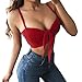 Produktbild Damen Dessous Weihnachten Luckycat Frauen Riemchen Tank Crop Tops Ärmellos Cami Bustier Weste Bluse T Shirt Nachtwäsche Unterwäsche Reizwäsche Dessous-Sets
