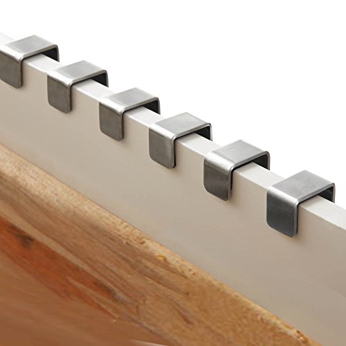 Yahee Türhaken Türhänger Kleiderhaken Badezimmerhaken Garderobenhaken aus Edelstahl 6er Set - 7