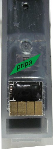 pripa – 1 kompatible 364 XL – bk schwarz – HP + Chip + Füllstandsanzeige - 7