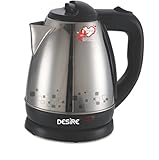 Desire DCK-18S1 Stainless Steel 1.8 Liter Electric Kettle (1 Year Warranty) RS.849 (67.00% Off) - Amazon