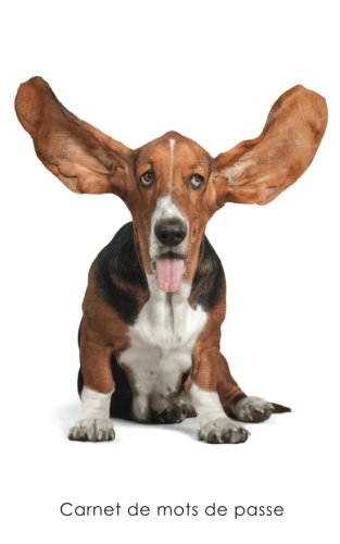 Carnet de mots de passe: Journal d’adresses de sites web et de mots de passe - Couverture avec un chien Basset francais Carnet de mots de passe: Journal d’adresses de sites web et de mots de passe - Couverture avec un chien Basset francais