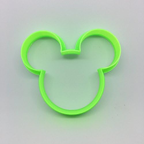 Mickey Mouse Cookie Cutter Cake Biscuit Decoration Cupcake Fondant Dough Plastic @Pro Cut Graphics (Medium W90mm - D20mm)