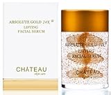 ABSOLUTE GOLD 24K LIFTING FACIAL SERUM - 24 Karat Gold, Silk Peptides and Hyaluronic Acid. Excellent For All Skin Types. 2Fl.oz-60ml. (FRAGRANCE FREE, CRUELTY FREE, PARABEN FREE, PETROLEUM FREE).