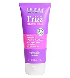 Marc Anthony True Professional Bye Bye Frizz Keratin Smoothing Blow Dry Cream, 4.7 Fl Oz (140ML)