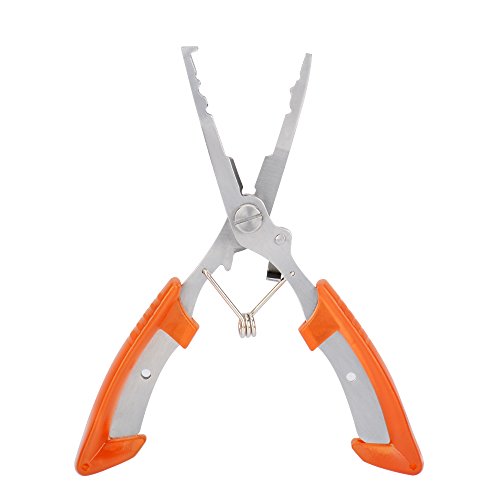 MadBite Multi-Funktions-Edelstahl-Fischen-Zangen Scheren Braid Cutters Haken-Entferner Angelschnur Schneider
