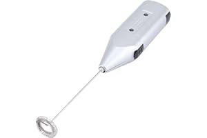 QIILU Domowy Elektryczny Ręczny Trzepaczka do Jajek Trzepaczka do Jajek Spieniacz do Mleka Spieniacz do Kawy Elektryczna Trzepaczka Cappuccinatore