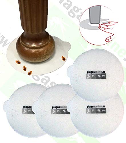PLAGAS ONLINE Pack 16 uds Detector Trampas para Chinches de Cama