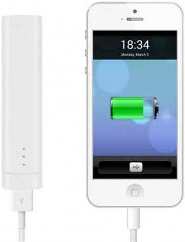 Qoopro 30120b – External Battery with Speaker (4000 mAh, Compatible with Smartphones/MP3/MP4/PSP/NDS) White