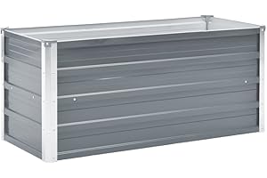 ‎VIDAXL vidaXL Hochbeet Verzinkter Stahl 100x40x45cm Gartenbeet Frühbeet Blumenkasten
