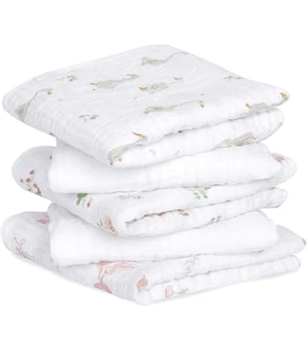 aden + anais™ Essentials - Telo avvolgente per neonati e bambini, 100% cotone, 112 x 112 cm, Space Explorers