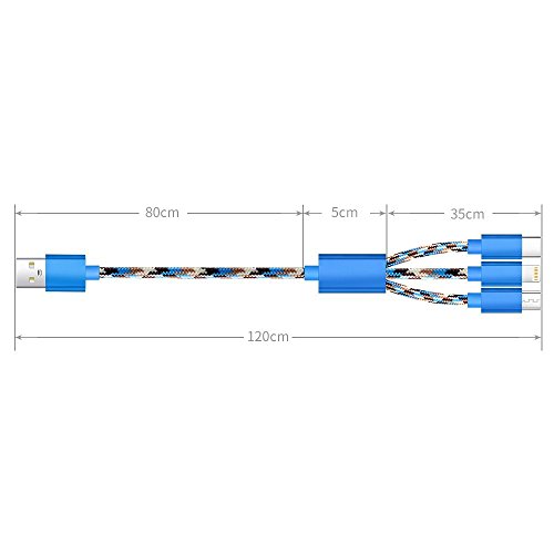 Multi Ladegerät, j2cc 3,3 ft Nylon geflochten 3 in 1 Multi Ladegerät Kabel mit 8 Pin Lightning, USB C, Micro USB Ladegerät-Anschluss für Android und iPhone Smartphones, iPad Tablets reviews Multi Ladegerät, j2cc 3,3 ft Nylon geflochten 3 in 1 Multi Ladegerät Kabel mit 8 Pin Lightning, USB C, Micro USB Ladegerät-Anschluss für Android und iPhone Smartphones, iPad Tablets
