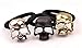 Cuhair(tm)2015 Girl Women Skull 3pcs(1pc gold 1pc silver 1pc black) Hair Rope Fashion Ponytail Holders Hair Tie Assorted Accessories
