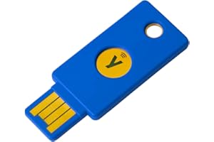 Yubico Security Key NFC - Two Factor Authentication USB and NFC Security Key, Fits USB-A Ports and Works with Supported NFC Mobile Devices – FIDO U2F and FIDO2 Certified - More Than a Password