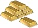 Produktbild Unbekannt Deko Goldbarren 6 Stück Gold 18x8cm Einheitsgröße