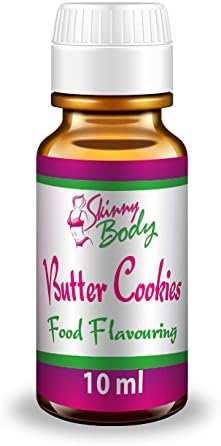 Skinny Body Food Flavourings 10 ml, Various Flavours, Sugar Free, Fat Free, Low Carb (Butter Cookies)