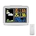 Produktbild ORPERSIST Wetter Station Wecker Snooze Uhr Indoor Outdoor Temp Feuchte