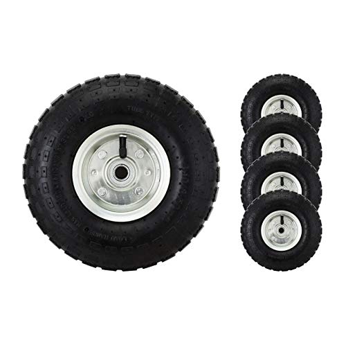 Preisvergleich Produktbild Reifenreifen Schubkarrenreifen Reifen, Schubkarre, Reifen, Sackkarre, LKW, Räder, Schubkarre, 10,2 x 25,4 cm, pneumatisch, umatisch, Sackkarre