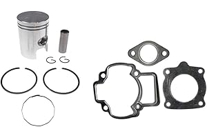 STREETPARTS24 50ccm Kolben + Zylinder Dichtsatz passend für Piaggio Zip, TPH, NRG, Aprilia SR 50, Gilera Typhoon – 2-Takt luftgekühlter Motor, 40mm Durchmesser