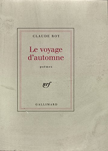 couverture de : Le Voyage d'automne
