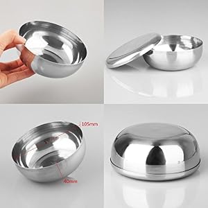 Anbbas Super Badger Brush and Shaving Bowl Stainless Steel 2 in 1 Shaving Set Gift for Men - Image 4