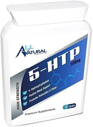 All Natural 5-HTP 120 Veggie Capsules | Promotes Healthy Sleep, Mood and Relaxation |