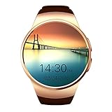 Yarrashop Smartwatch Android Uhr Phone Uhr 1,5 Zoll IPS Round Touch Screen Support SIM Intelligente Watch mit/Kamera/Schrittzähler/Schlaftracker for IOS Android Samsung HTC Sony LG Xiaomi Huawei ZUK