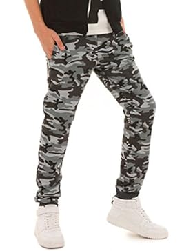 Camouflage Militär Jungen Hose Skate Chino 116-158