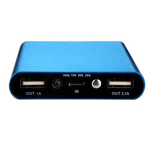 Power Bank  20000mAh Cargador de Bater  a Externa Ultra Port  til con tecnolog  a inteligente para iPhone Serie  Dispositivos Android  Tel  fonos M  viles  Tablet Azul