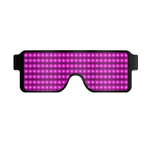 ReooLy New LED Light Up Sunglasses Shades Flashing Blink Glow Glasses Party Rave