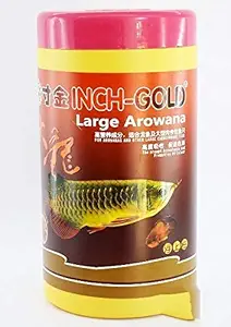 Inch Gold Arowana Fish Food - 454 gm - Inch Gold - Arowana Feed - rium Fish Tank & Pond Fountain