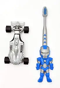 Fllik Very Attractive Kids Toothbrush for Boys and Girls Soft Bristles with Toy M7