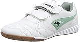 hallenschuhe damen günstig Kinder KangaROOS Power Court, Unisex-Kinder Hallenschuhe, Weiß (white/blue surf 084), 35 EU