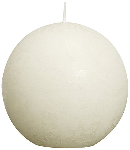 Preisvergleich Produktbild bolsius Kugelkerze Rustik - elfenbein, 80 mm