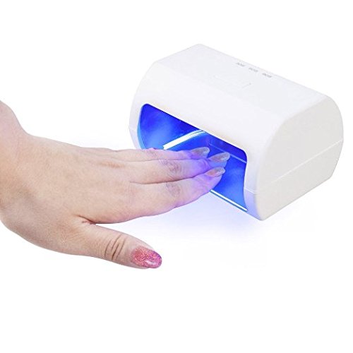 KEDSUM 9W LED Lamp-3 Kinds of Preset Time Controls 30s, 60s, 90s with Auto Shutoff-Nail Dryer for Curing LED Gel & Gelish Nail Polish